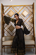 Load image into Gallery viewer, Black Lotus Sharara Pants
