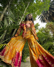 Load image into Gallery viewer, Sunset Rainbow Sharara Pants Set
