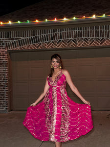 Pink Lotus Magic Dress