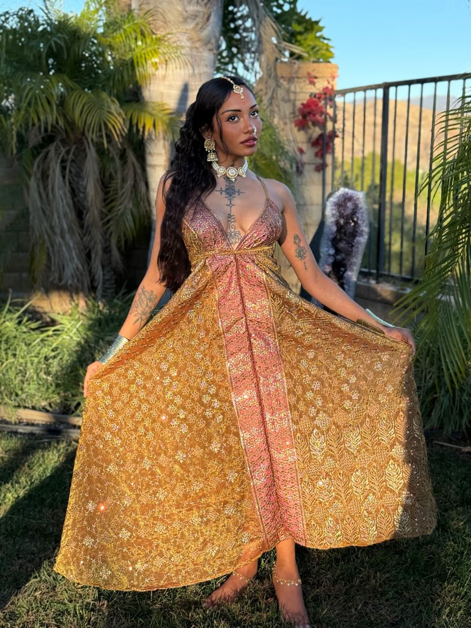 Golden Love Magic Dress