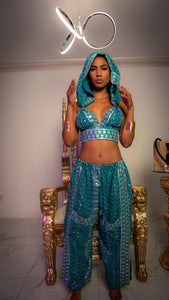 Turquoise Diamonds Jasmine Set