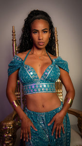 Turquoise Diamonds Jasmine Set