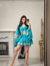 Load image into Gallery viewer, Diamond Skies Micro Mini Skirt Set
