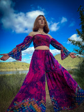 Load image into Gallery viewer, cosmic frequency princess sharara pants set
