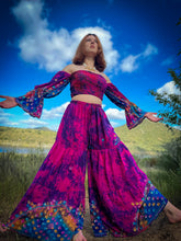 Load image into Gallery viewer, cosmic frequency princess sharara pants set
