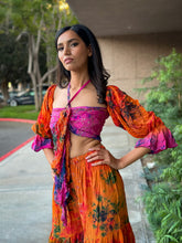 Load image into Gallery viewer, Tropical Mimosa Sharara Pants Set
