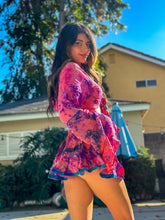 Load image into Gallery viewer, Cosmic Mimosa Micro Mini Skirt Set
