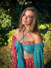 Load image into Gallery viewer, Royal Esmeralda Sharara Pants Set
