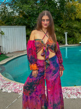 Load image into Gallery viewer, Pink Mimosa Sharara Pants Set
