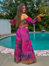 Load image into Gallery viewer, Pink Mimosa Sharara Pants Set
