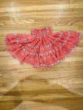 Load image into Gallery viewer, Peach Flowers Micro Mini Skirt
