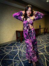 Load image into Gallery viewer, Tie Dye Diamonds Sharara Pants Set
