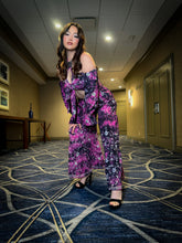 Load image into Gallery viewer, Tie Dye Diamonds Sharara Pants Set
