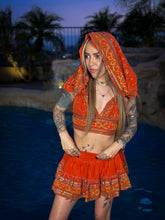 Load image into Gallery viewer, sunset princess micro mini skirt set
