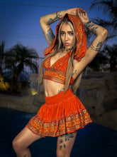 Load image into Gallery viewer, sunset princess micro mini skirt set
