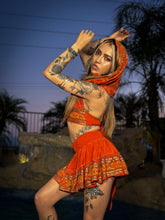 Load image into Gallery viewer, sunset princess micro mini skirt set
