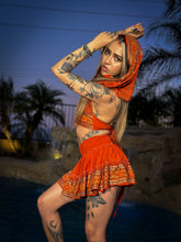 Load image into Gallery viewer, sunset princess micro mini skirt set
