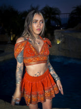 Load image into Gallery viewer, sunset princess micro mini skirt set
