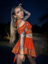 Load image into Gallery viewer, sunset princess micro mini skirt set
