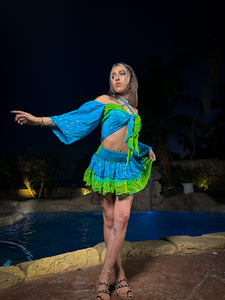 Ocean and Earth Princess Micro Mini Skirt