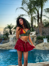 Load image into Gallery viewer, Bandhani Kundalini Micro Mini Skirt Set
