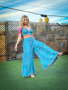 Mermaid Sparkles Sharara Pants Set