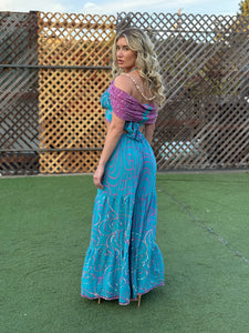 Mermaid Sparkles Sharara Pants Set