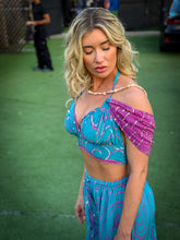 Load image into Gallery viewer, Mermaid Sparkles Sharara Pants Set
