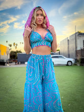 Load image into Gallery viewer, Mermaid Sparkles Sharara Pants Set
