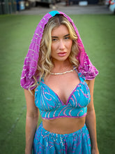 Load image into Gallery viewer, Mermaid Sparkles Sharara Pants Set
