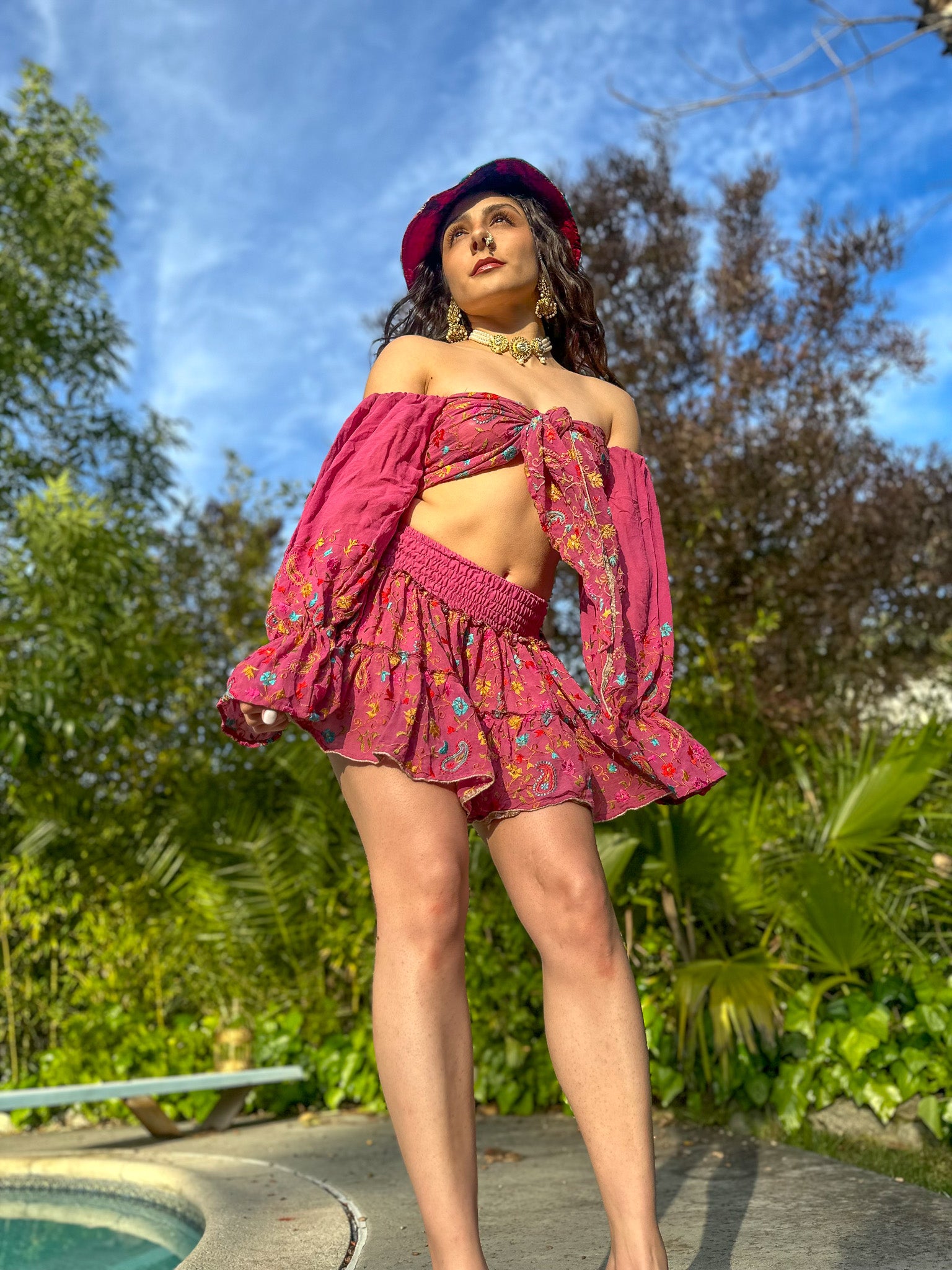 Royal Rani Micro Mini Skirt Set – Namaslay Collective