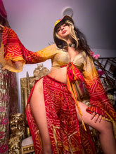 Load image into Gallery viewer, Bandhani Tiger Jasmine Set
