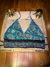 Load image into Gallery viewer, Blue Lotus Halter Top
